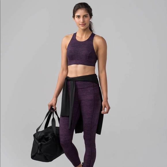 Lululemon Fast And Free Bra | Nulux | Dark Mystic | 10 - Picture 5 of 12